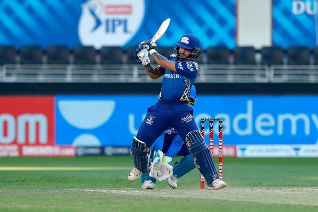 Dubai: Ishan Kishan of Mumbai Indians plays a shot during the Indian Premier League (IPL) cricket match against Delhi Capitals, in Dubai, UAE, Oct. 31, 2020. (PTI Photo/Sportzpics for BCCI) (PTI31-10-2020_000187B) (PTI)