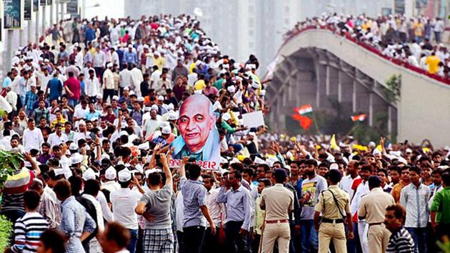 The Narendra Modi government has been observing Patel’s birth anniversary as the “Rashtriya Ekta Diwas” since 2014 (PTI) The Narendra Modi government has been observing Patel’s birth anniversary as the “Rashtriya Ekta Diwas” since 2014 (PTI)