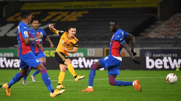Wolverhampton Wanderers' Daniel Podence in action.(Pool via REUTERS)