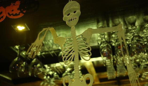 Halloween is a great excuse to go all OTT and indulge in costumes, stories of the supernatural and all things mortifying, all in good spirits(Photo: Raajessh Kashyap/HT)