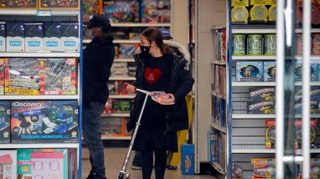 A young girl shops in a toy store during the outbreak of coronavirus disease (Covid-19) in the Borough Park section of Brooklyn, New York, US.(Reuters File Photo) A young girl shops in a toy store during the outbreak of coronavirus disease (Covid-19) in the Borough Park section of Brooklyn, New York, US.(Reuters File Photo)