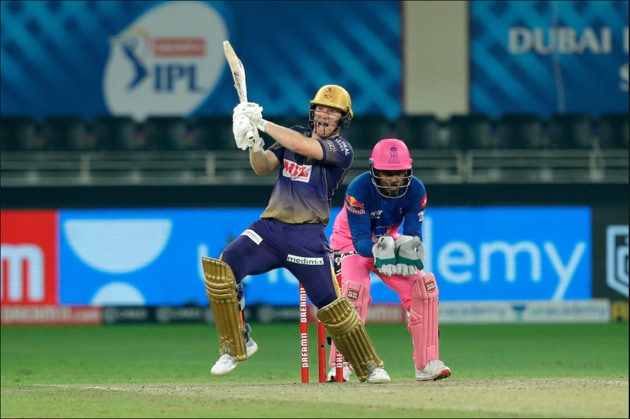 Eoin Morgan hits a fifty. (IPL/TwitteR)