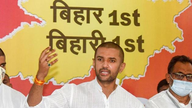 LJP chief Chirag Paswan in a press conference earlier repeated the allegations of corruption in ‘saat nishchay’ which included, among other things, schemes for bringing piped water to every household and fortifying alleys and ditches with concrete. (PTI file photo) LJP chief Chirag Paswan in a press conference earlier repeated the allegations of corruption in ‘saat nishchay’ which included, among other things, schemes for bringing piped water to every household and fortifying alleys and ditches with concrete. (PTI file photo)