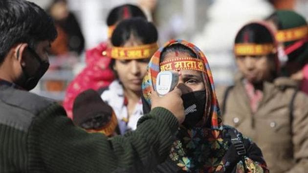 The Jammu and Kashmir administration last week permitted 15,000 devotees in Vaishno Devi per day keeping Covid-19 guidelines and social distancing norms intact. (PTI file photo) The Jammu and Kashmir administration last week permitted 15,000 devotees in Vaishno Devi per day keeping Covid-19 guidelines and social distancing norms intact. (PTI file photo)
