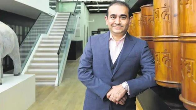 Fugitive diamantaire Nirav Modi’s sixth bail request was denied by UK’s Westminster Magistrates Court.(Mint)