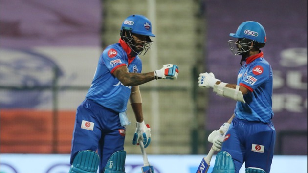 Shikhar Dhawan and Ajinkya Rahane. (IPL/Twitter)