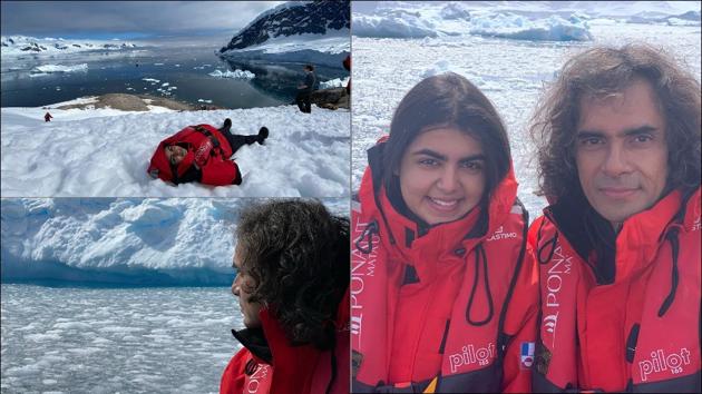 Imtiaz Ali-Ida Ali’s pictures from Antarctica trip are all things dreamy, exotic and father-daughter goals(Instagram/imtiazaliofficial)