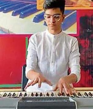 A student taking part in the Ludhiana Sahodaya School Complex virtual solo song (semi-classical) competition 2020 conducted by BCM Arya Model Senior Secondary School, Shastri Nagar in Ludhiana. (HT) A student taking part in the Ludhiana Sahodaya School Complex virtual solo song (semi-classical) competition 2020 conducted by BCM Arya Model Senior Secondary School, Shastri Nagar in Ludhiana. (HT)