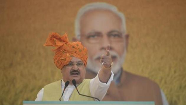 BJP national President JP Nadda. (Vipin Kumar/HT PHOTO) BJP national President JP Nadda. (Vipin Kumar/HT PHOTO)