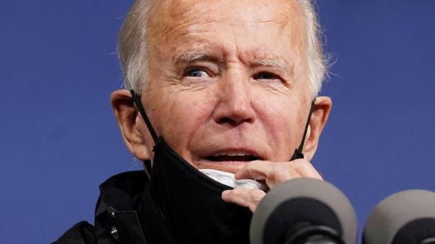 U.S. Democratic presidential candidate Joe Biden during a campaign event in Philadelphia, Pennsylvania, U.S., November 1, 2020. (REUTERS) U.S. Democratic presidential candidate Joe Biden during a campaign event in Philadelphia, Pennsylvania, U.S., November 1, 2020. (REUTERS)