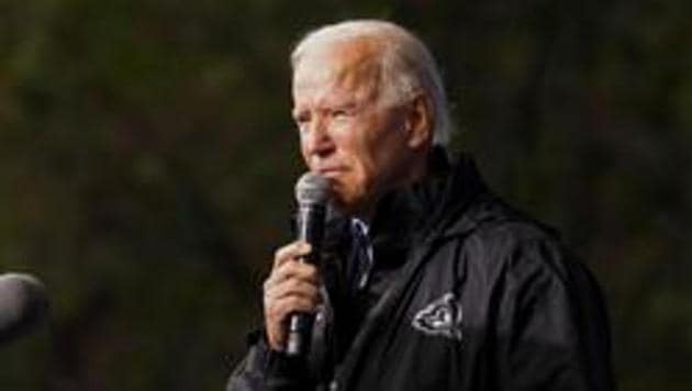 Joe Biden narrowly leads Trump in Pennsylvania, according to the RealClearPolitics polls average showing him 4.3 percentage points up. (REUTERS) Joe Biden narrowly leads Trump in Pennsylvania, according to the RealClearPolitics polls average showing him 4.3 percentage points up. (REUTERS)