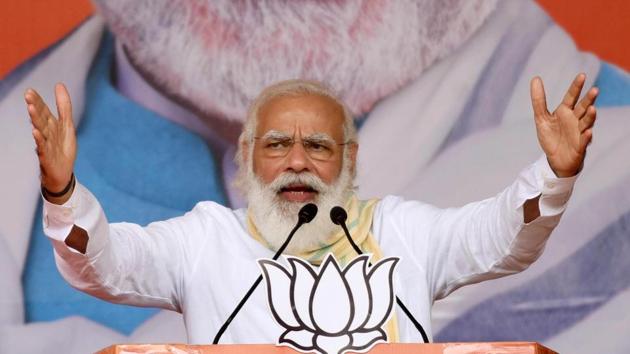 Prime Minister Narendra Modi. (HT photo) Prime Minister Narendra Modi. (HT photo)