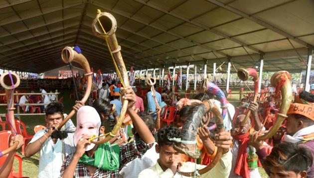 An election rally in Samistipur for the Bihar Assembly election.(Santosh Kumar/HT PHOTO) An election rally in Samistipur for the Bihar Assembly election.(Santosh Kumar/HT PHOTO)