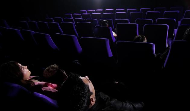 Some multiplexes are giving an option of private screening to woo customers.(Ronjoy Gogoi/HT)