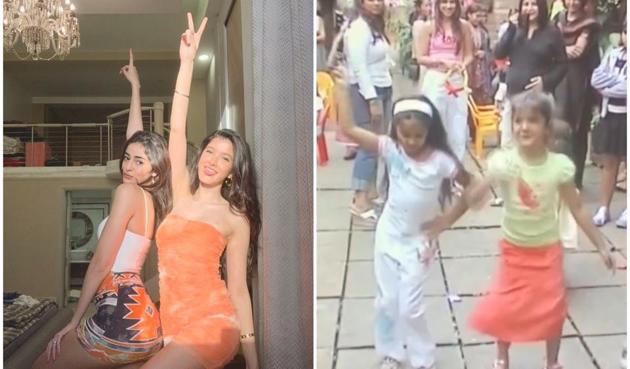 Ananya Panday and Shanaya Kapoor looked adorable in the throwback video shared by Bhavana Pandey.