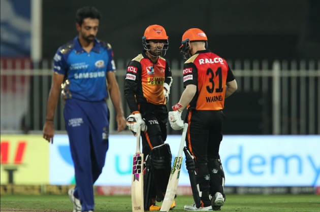 David Warner and Wriddhiman Saha. (IPL/Twitter)
