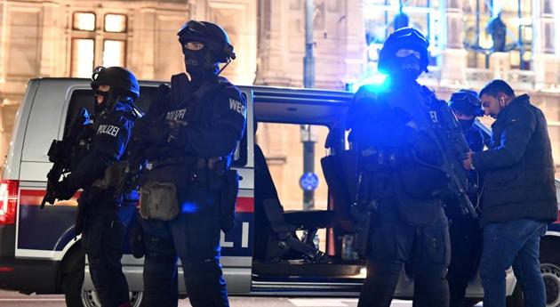 - Two people, including one attacker, have been killed in a shooting in central Vienna, police said late November 2, 2020.(AFP photo)