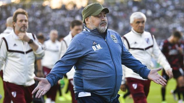 File photo of Diego Maradona(AP) File photo of Diego Maradona(AP)