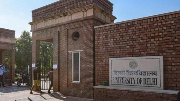 Delhi University(Amal KS/HT PHOTO) Delhi University(Amal KS/HT PHOTO)