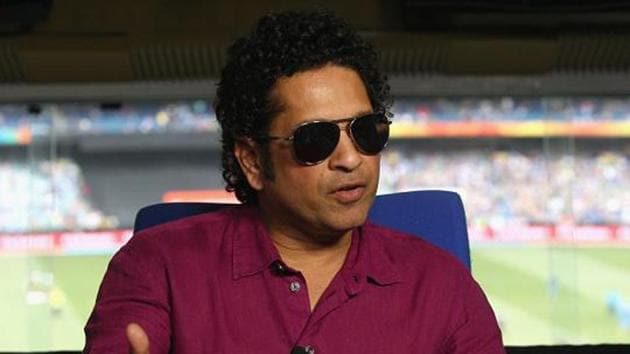 Sachin Tendulkar speaks to the media during the 2015 ICC Cricket World Cup match between South Africa and India at Melbourne Cricket Ground on February 22, 2015 in Melbourne, Australia.(Getty Images)