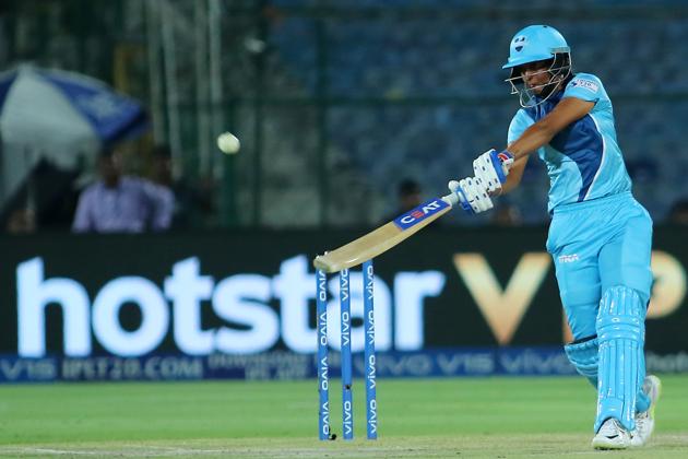 Supernovas captain Harmanpreet Kaur bats during the VIVO Women T20 Challenge match against Trailblazers at SMS Stadium in Jaipur,Rajasthan,India on May 06,2019. (NurPhoto via Getty Images) Supernovas captain Harmanpreet Kaur bats during the VIVO Women T20 Challenge match against Trailblazers at SMS Stadium in Jaipur,Rajasthan,India on May 06,2019. (NurPhoto via Getty Images)
