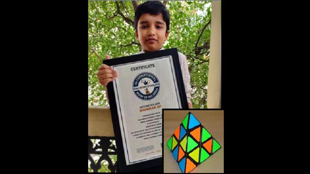 SP Shankar, also holds one national award for solving a Rubix cube.(ANI)