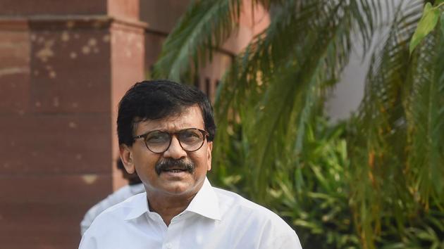 Shiv Sena MP Sanjay Raut said there has been no case of revenge politics under the Thackeray government.(PTI)