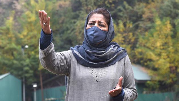 President of the People's Democratic Party (PDP) Mehbooba Mufti (Photo: Waseem Andrabi/ Hindustan Times) President of the People's Democratic Party (PDP) Mehbooba Mufti (Photo: Waseem Andrabi/ Hindustan Times)
