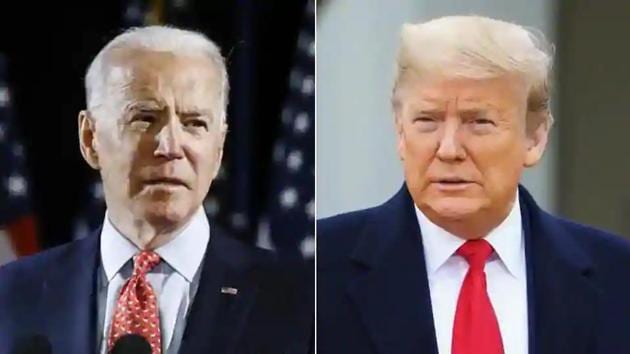 Joe Biden and Donald Trump (File photo) Joe Biden and Donald Trump (File photo)