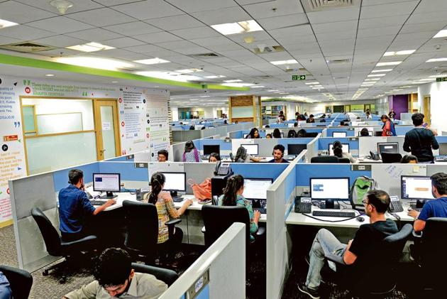The relaxation of Covid-19 curbs enabled companies to secure new work and improve business activity in October. (Mint photo) The relaxation of Covid-19 curbs enabled companies to secure new work and improve business activity in October. (Mint photo)