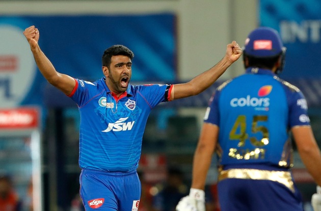 R Ashwin takes a wicket. (IPLTwitter)