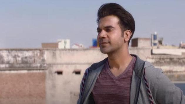 Rajkummar Rao in a still from the Le Chhalaang video.