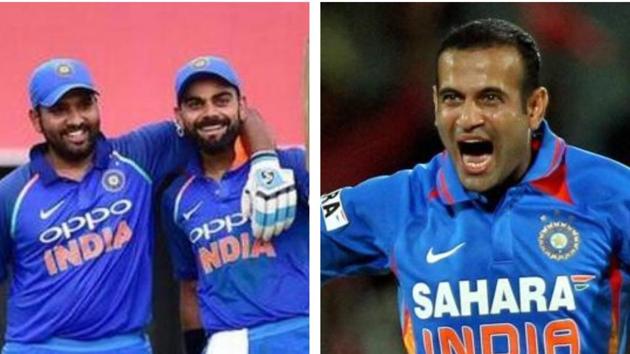 File image of Rohit Sharma, Virat Kohli and Irfan Pathan. (FIle) File image of Rohit Sharma, Virat Kohli and Irfan Pathan. (FIle)