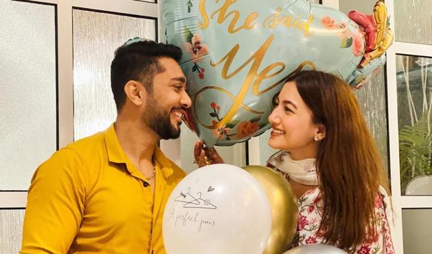 Gauahar Khan and Zaid Darbar are engaged.