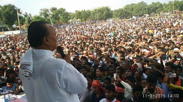 Late Abdul Ghafoor addressing a rally in 2015. (File Photo) Late Abdul Ghafoor addressing a rally in 2015. (File Photo)