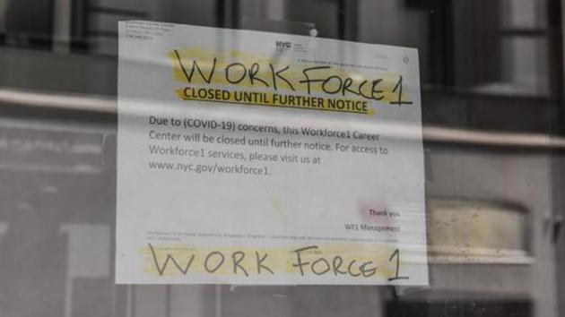 The job market has been under pressure since the virus paralysed the economy and has regained barely half the 22 million jobs that were lost to the pandemic in early spring(AFP)