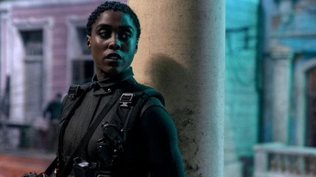 Lashana Lynch as Nomi, in a still from No Time to Die.