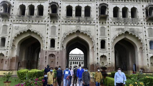 Bara Imambara at Lucknow. Officials said footfall is only going to increase.(HT file)