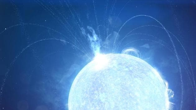 This image from video animation provided by NASA depicts a powerful X-ray burst.(AP) This image from video animation provided by NASA depicts a powerful X-ray burst.(AP)