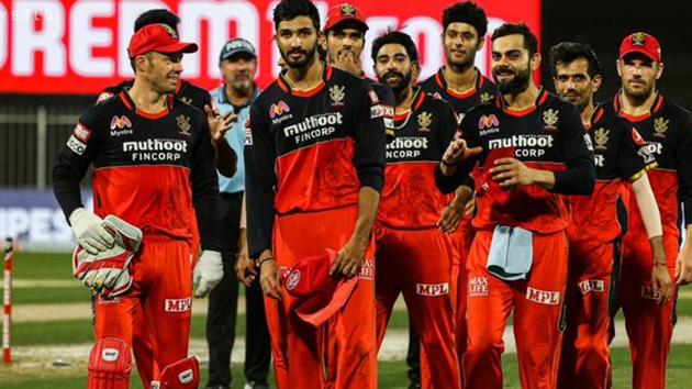 Royal Challengers Bangalore during an IPL 2020 match in UAE (Twitter) Royal Challengers Bangalore during an IPL 2020 match in UAE (Twitter)