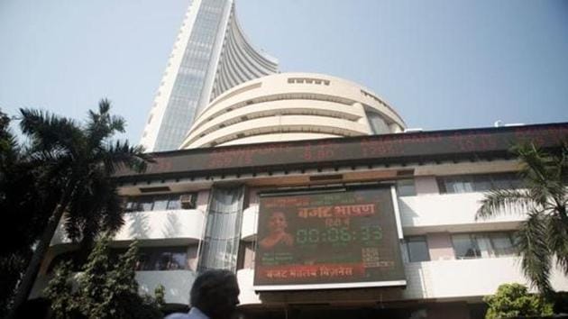 The 30-share BSE index was trading 190.72 points or 0.46 per cent higher at 41,530.88.(REUTERS) The 30-share BSE index was trading 190.72 points or 0.46 per cent higher at 41,530.88.(REUTERS)