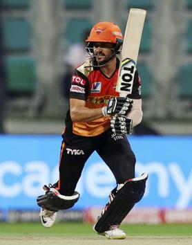 Abu Dhabi: Manish Pandey of Sunrisers Hyderabad plays a shot during the eliminator match of Indian Premier League (IPL) against Royal Challengers Bangalore, in Abu Dhabi, Friday, Nov. 6, 2020. (PTI Photo/Sportzpics for BCCI) (PTI06-11-2020_000243B) (PTI)