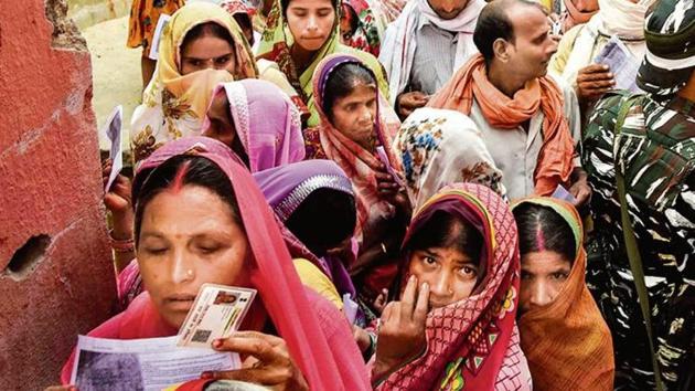 Voting for 78 seats across 15 districts was held on Saturday.(PTI Image)