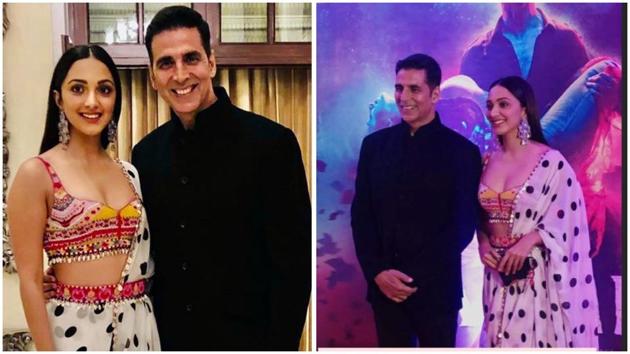 Akshay Kumar and Kiara Advani at the red carpet premiere of Laxmii. Akshay Kumar and Kiara Advani at the red carpet premiere of Laxmii.