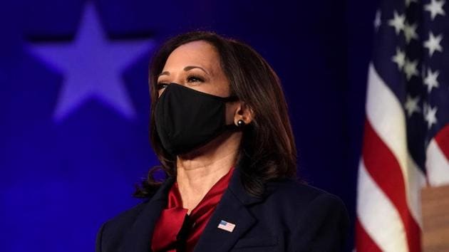 Kamala Harris is also the first person of South Asian descent elected to the vice presidency(REUTERS)