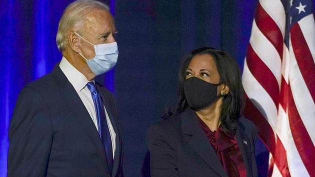 US President-elect Joe Biden with Vice President-elect Kamala Harris. (AP) US President-elect Joe Biden with Vice President-elect Kamala Harris. (AP)
