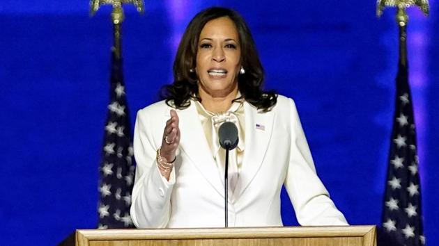 Democratic vice-presidential nominee Kamala Harris.(Reuters) Democratic vice-presidential nominee Kamala Harris.(Reuters)