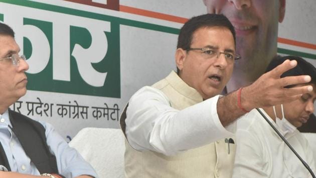 Randeep Singh Surjewala had recently played an important role in saving Ashok Gehlot government in Rajasthan. (HT Photo) Randeep Singh Surjewala had recently played an important role in saving Ashok Gehlot government in Rajasthan. (HT Photo)
