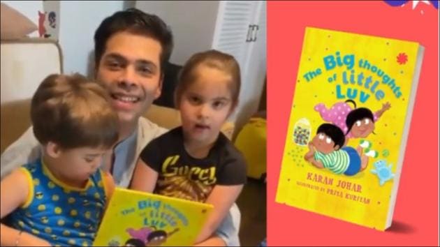 Yash-Roohi Johar critically review Karan Johar’s ‘The big thoughts of little Luv’(Instagram/karanjohar)