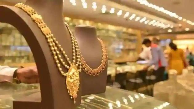 Gold plunged as much as 5%, following the announcement, its biggest slide since August.(File photo for representation) Gold plunged as much as 5%, following the announcement, its biggest slide since August.(File photo for representation)